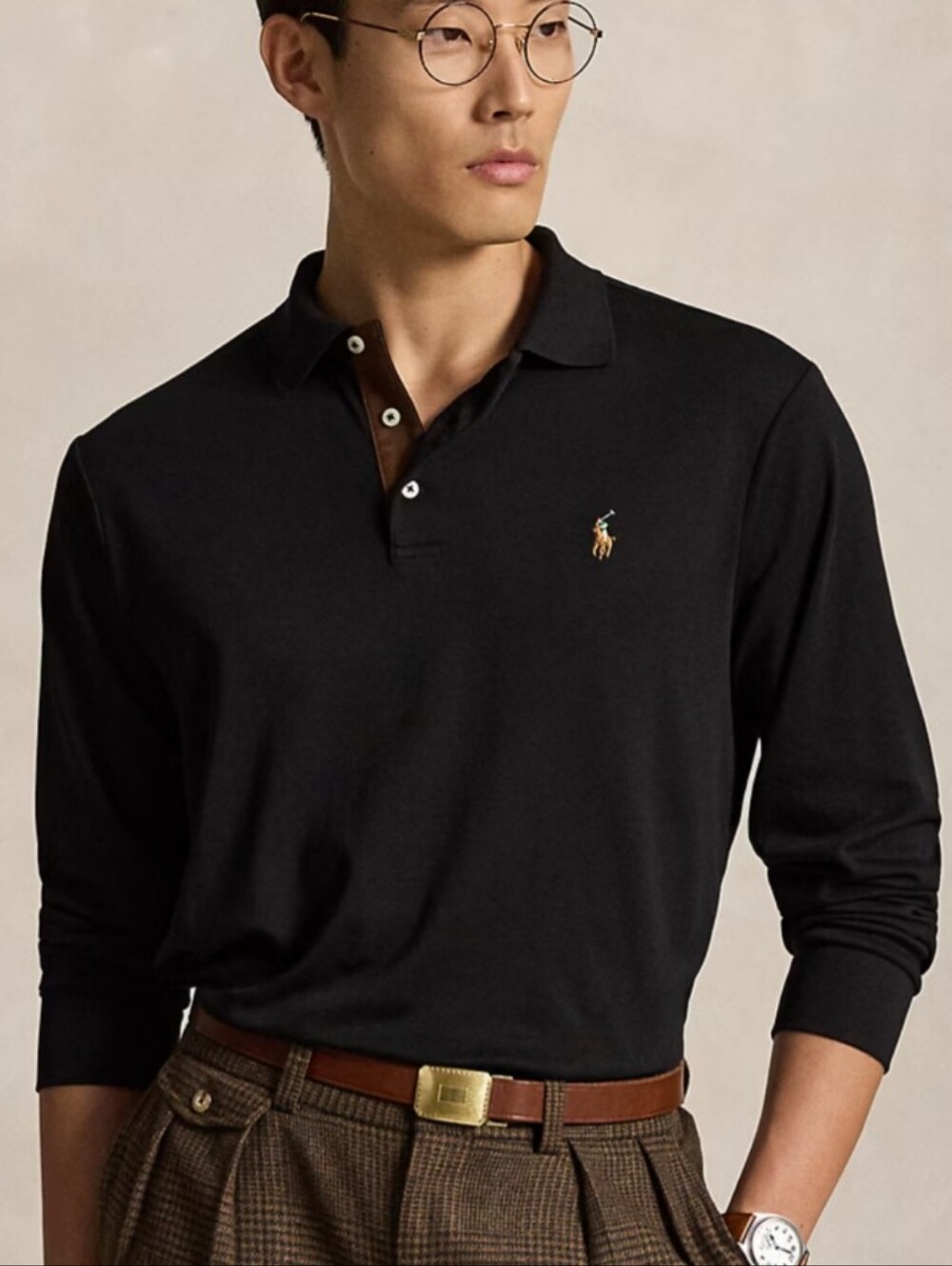 Polo Ralph Lauren Classic Fit Long Sleeve Polo Shirt